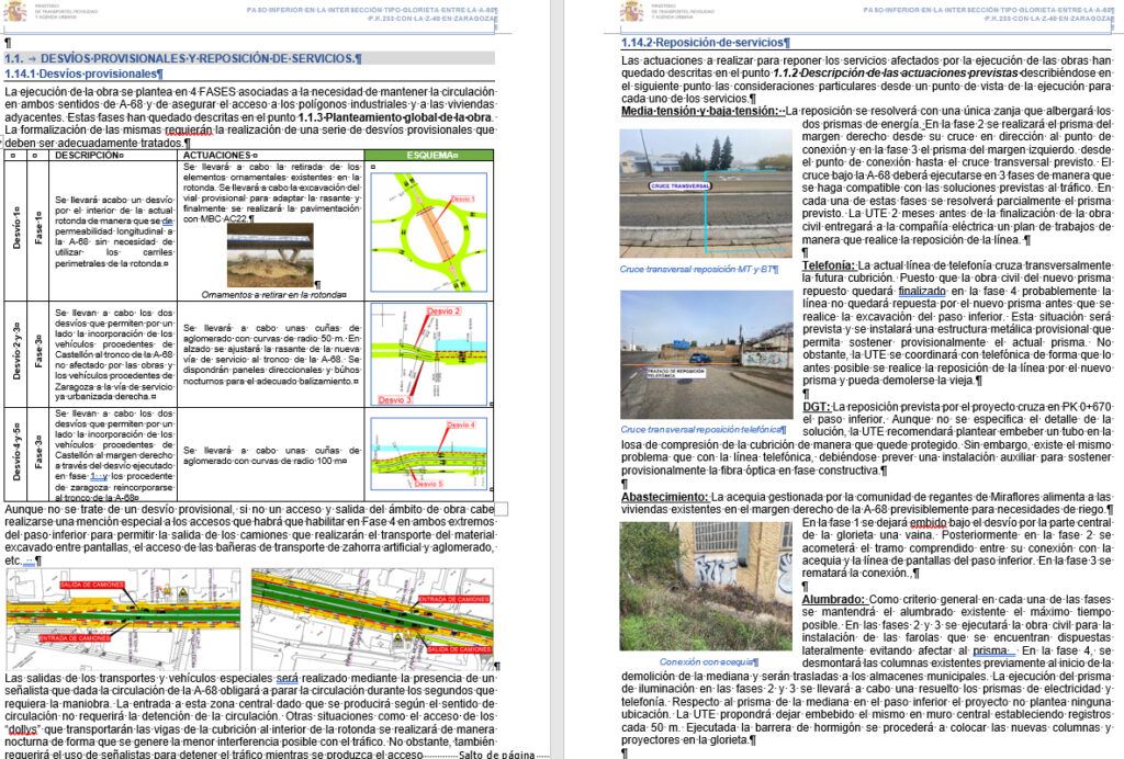 DESVIOS PROVISIONALES
